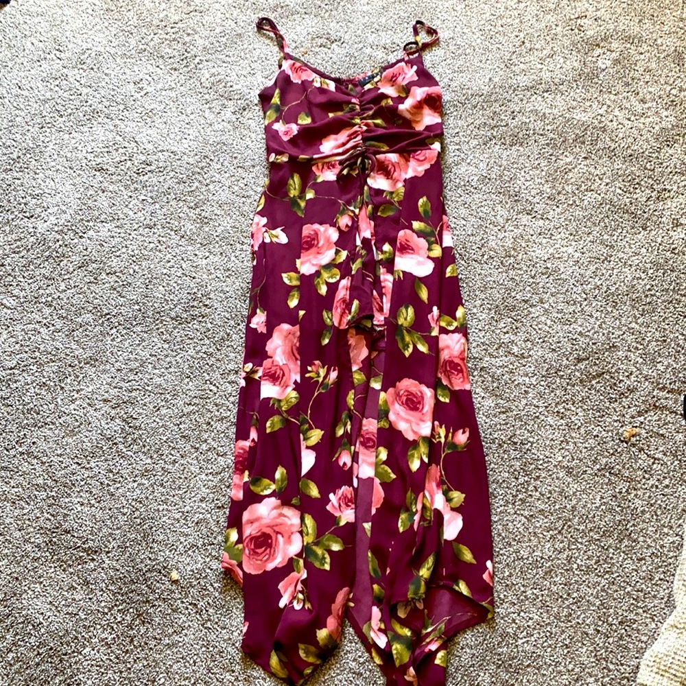 Romper with train